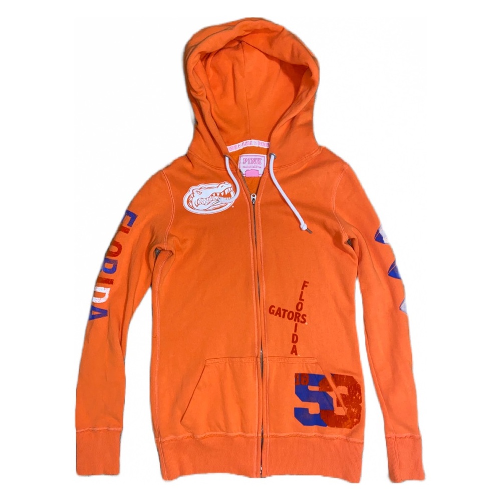 Victoria Secret Pink UF Florida Gators full zip hoodie